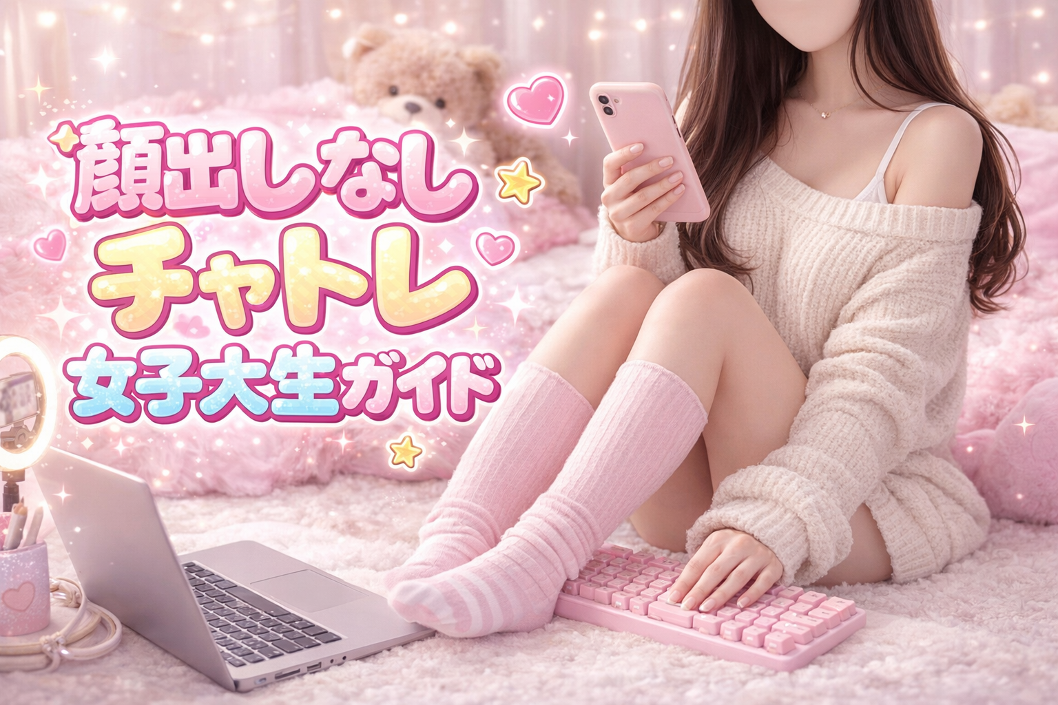 顔出しなしチャトレ女子大生ガイド｜バレずに安全に稼ぐ在宅副業
